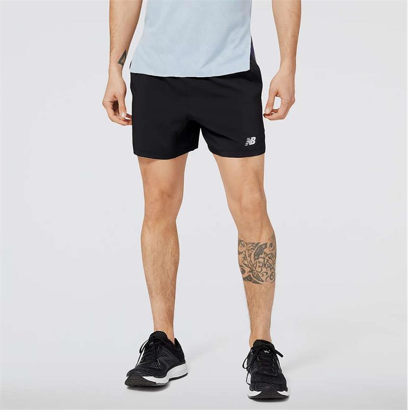 New Balance Mens Accelerate 5 inch Shorts-1